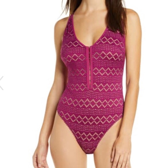 Free People Tops - Free People Thank You Never Magenta Bodysuit XS